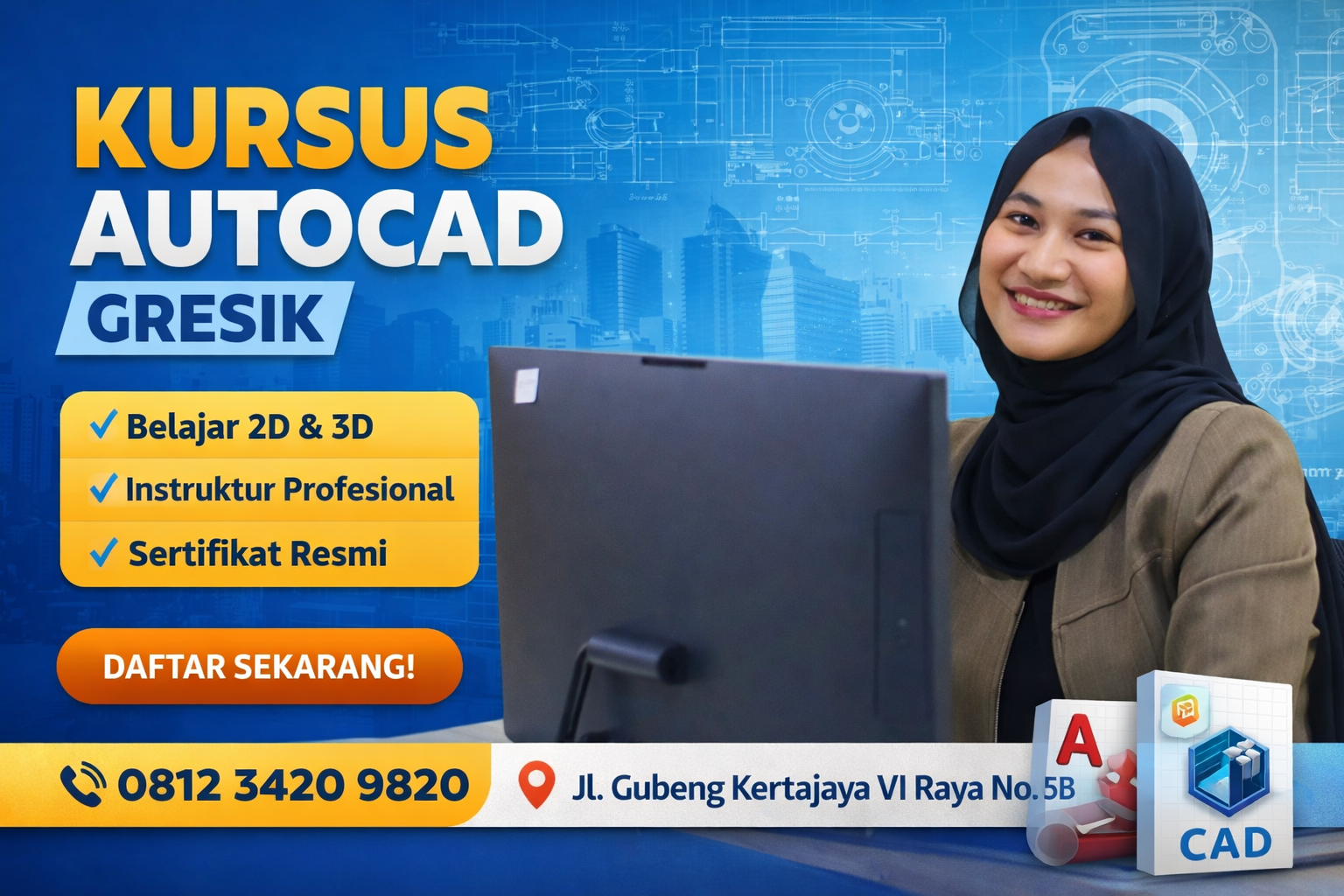 kursus autocad gresik