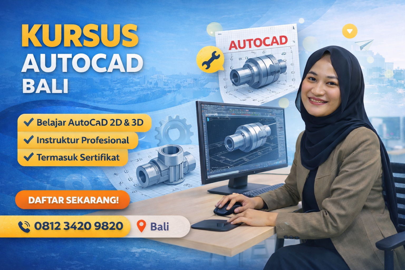 kursus autocad bali