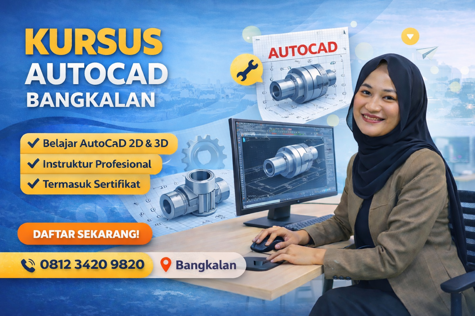 kursus autocad bangkalan