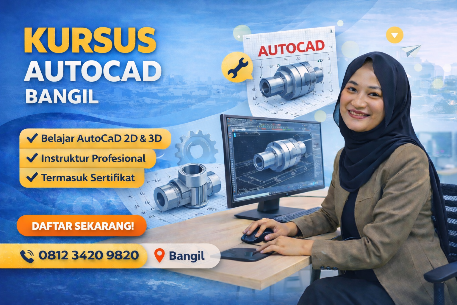 kursus autocad bangil