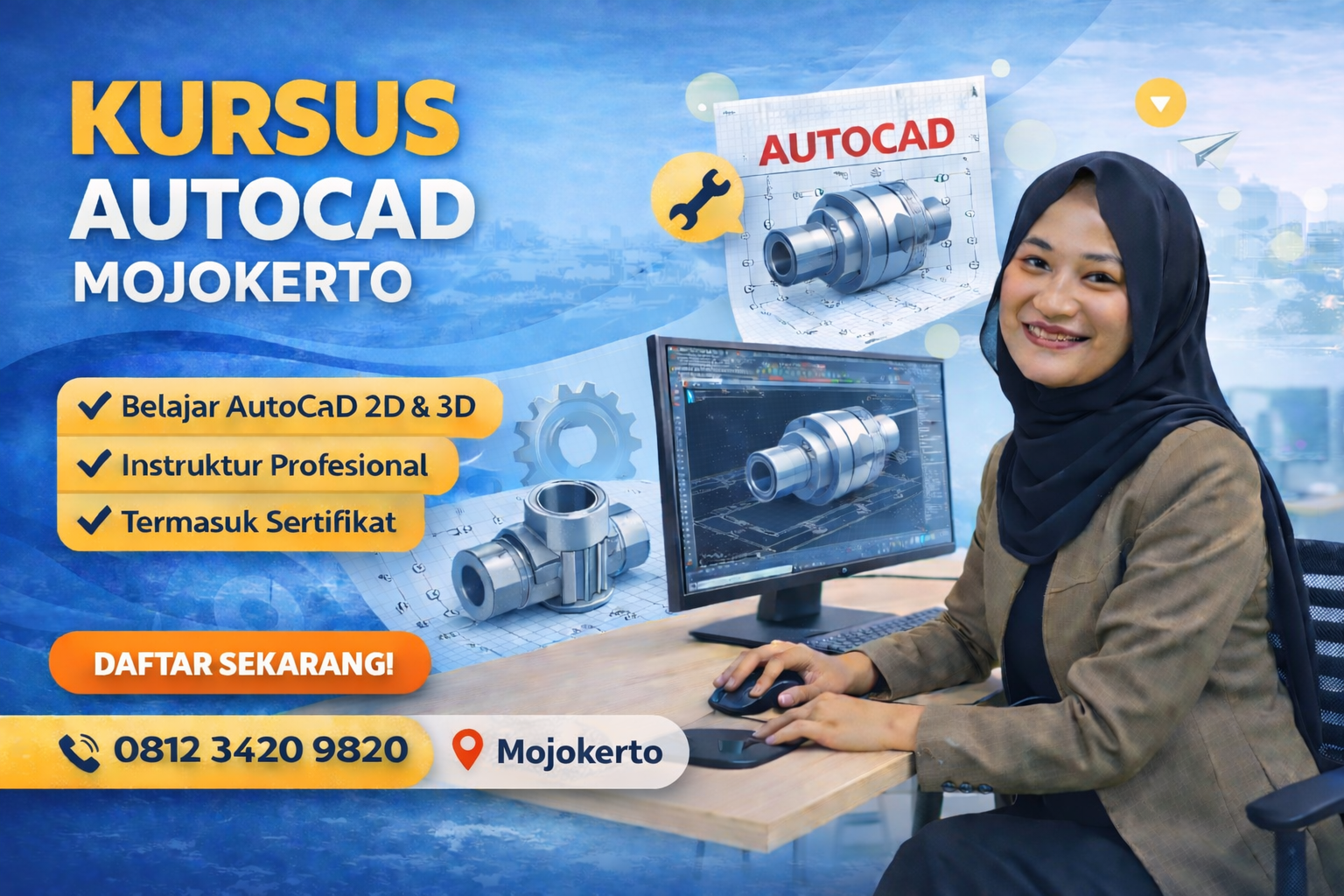 kursus autocad mojokerto