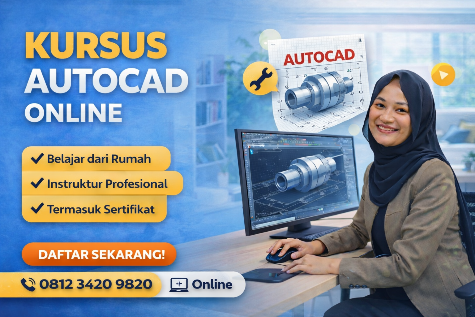 kursus autocad online