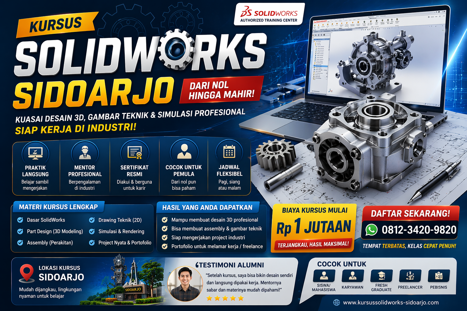 kursus solidworks sidoarjo 