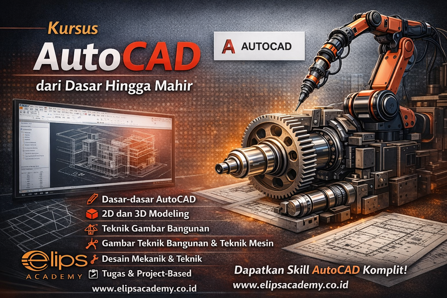 kursus autocad online