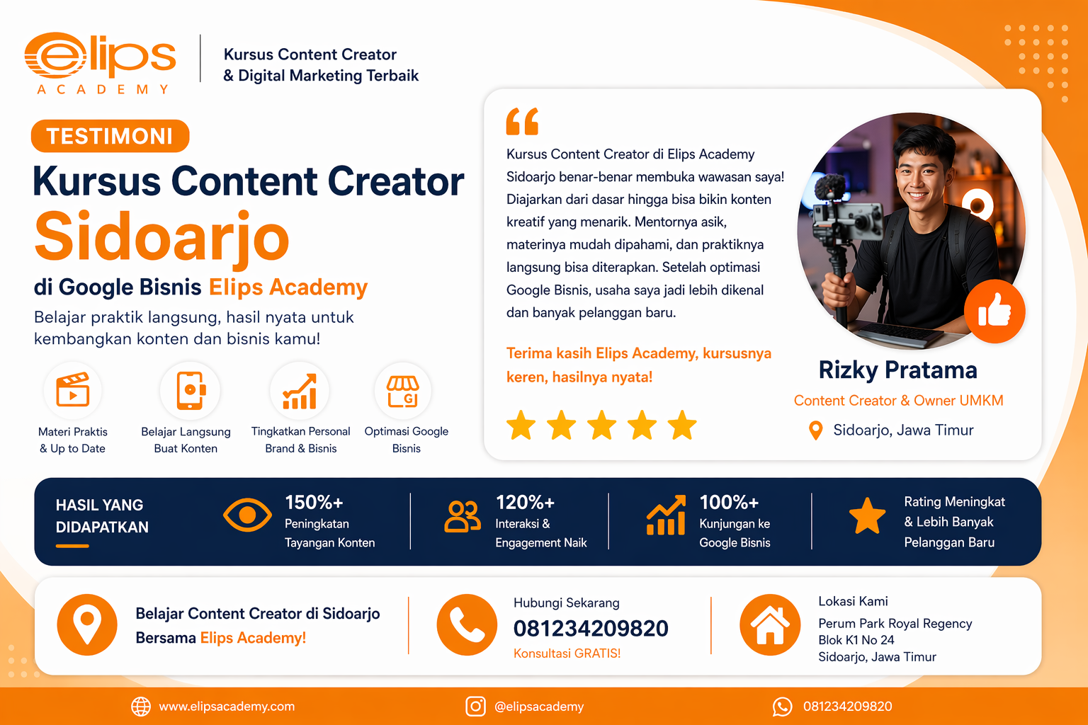 kursus content creator sidoarjo 