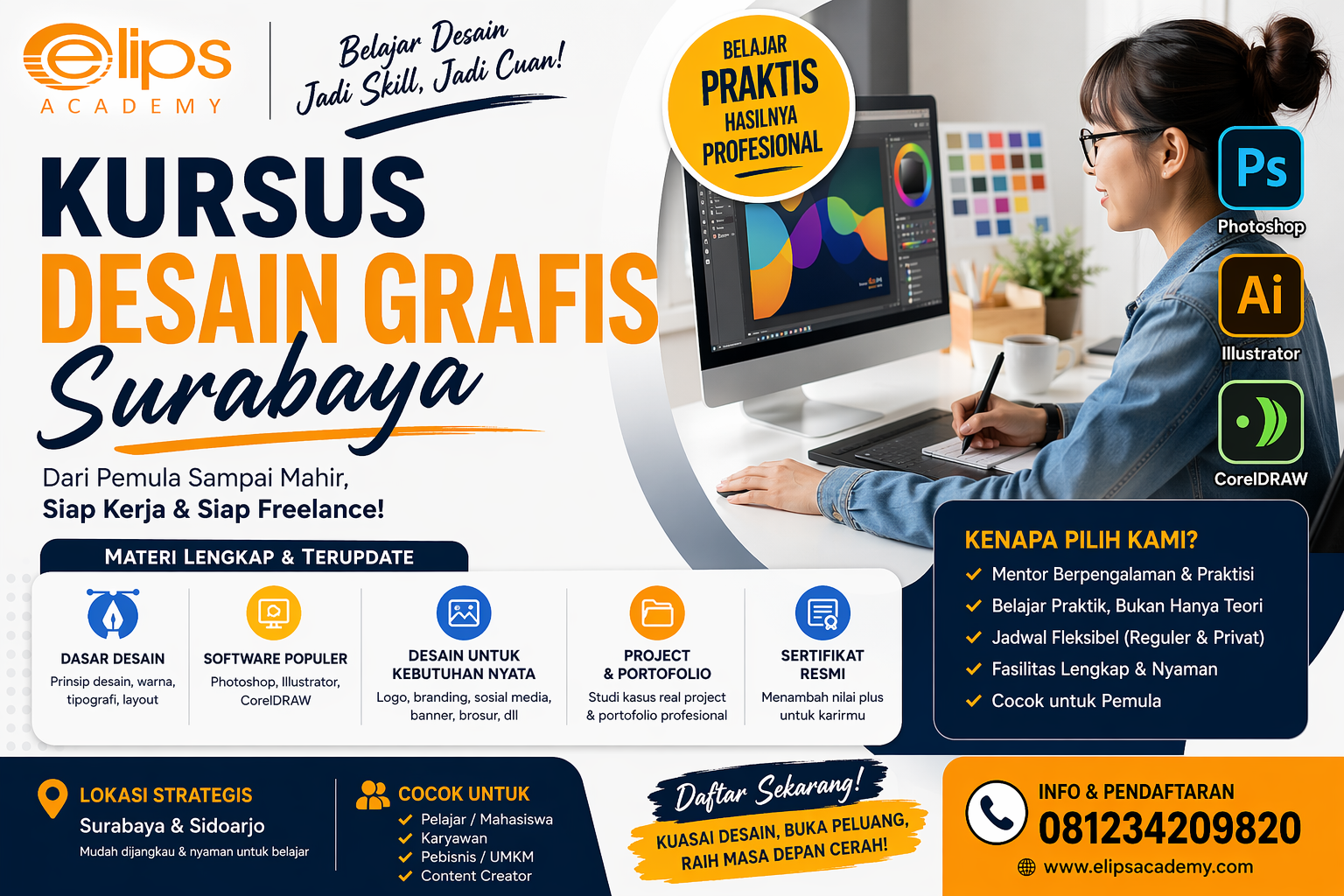 kursus desain grafis surabaya