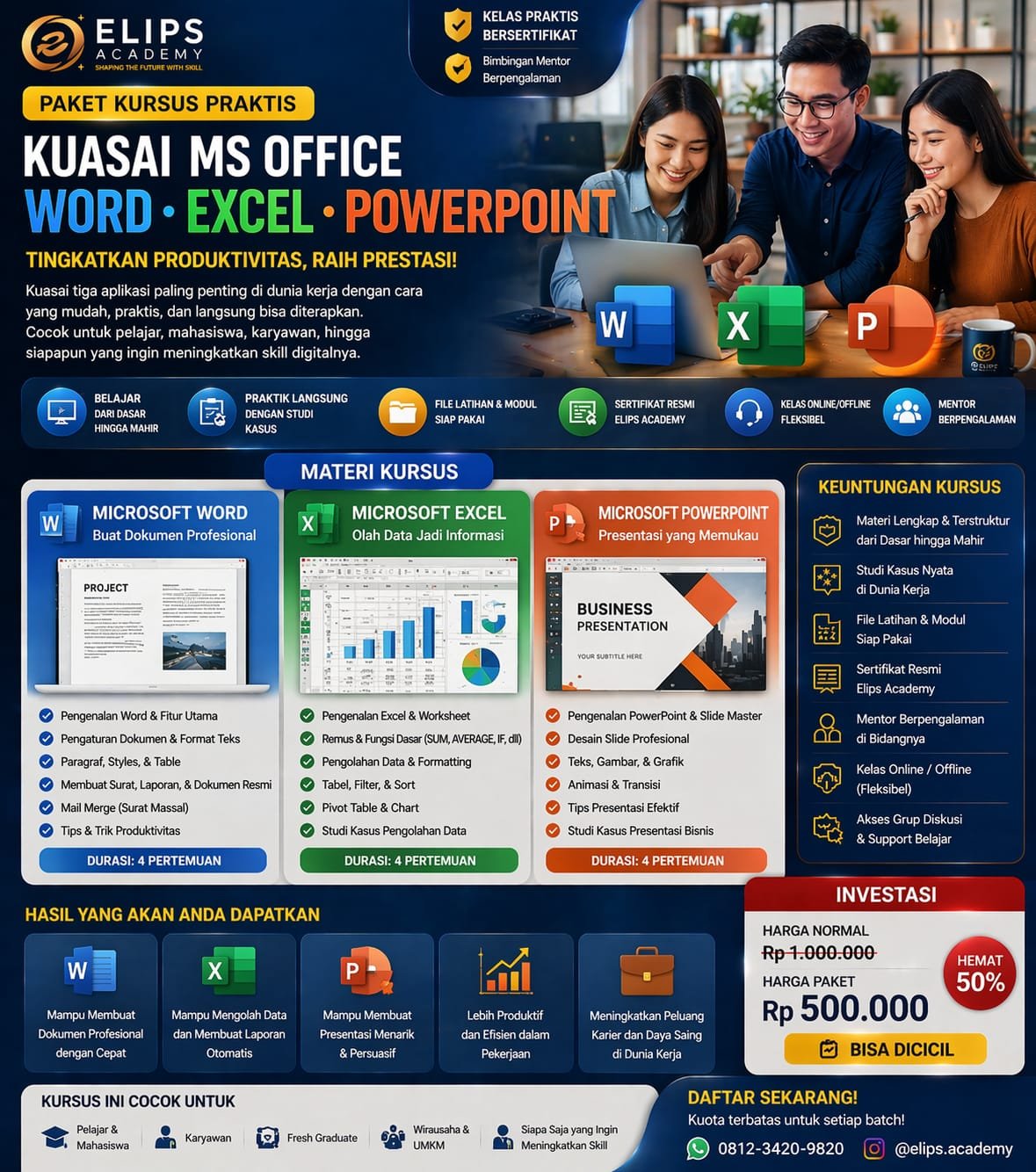 kursus microsoft office surabaya