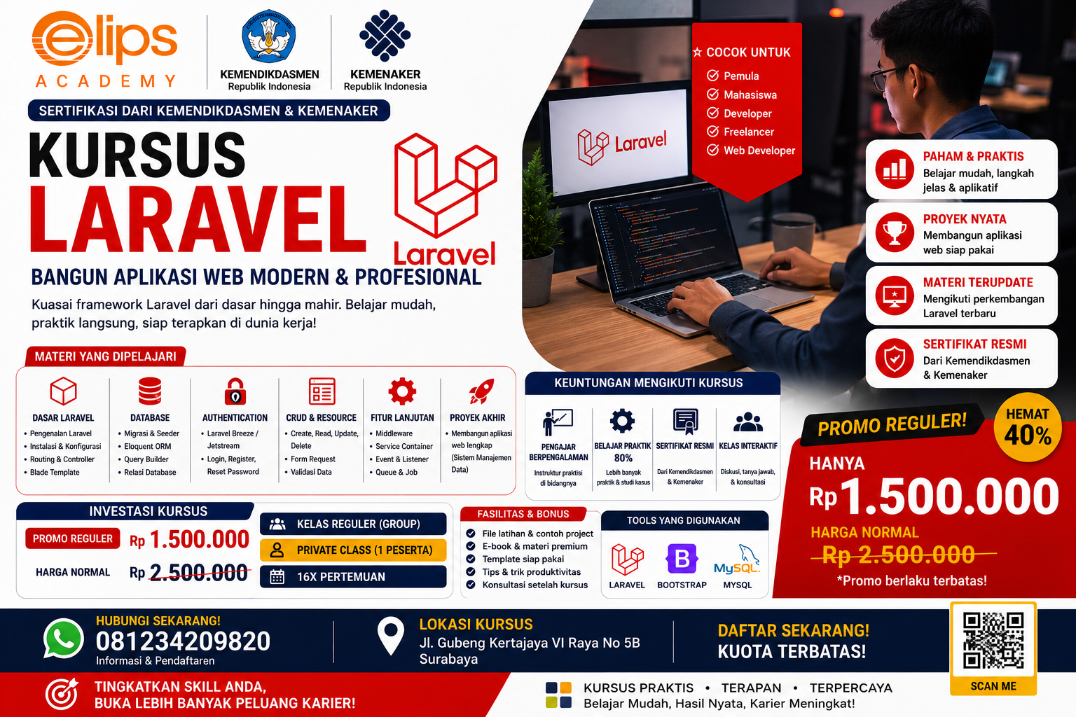 kursus laravel surabaya
