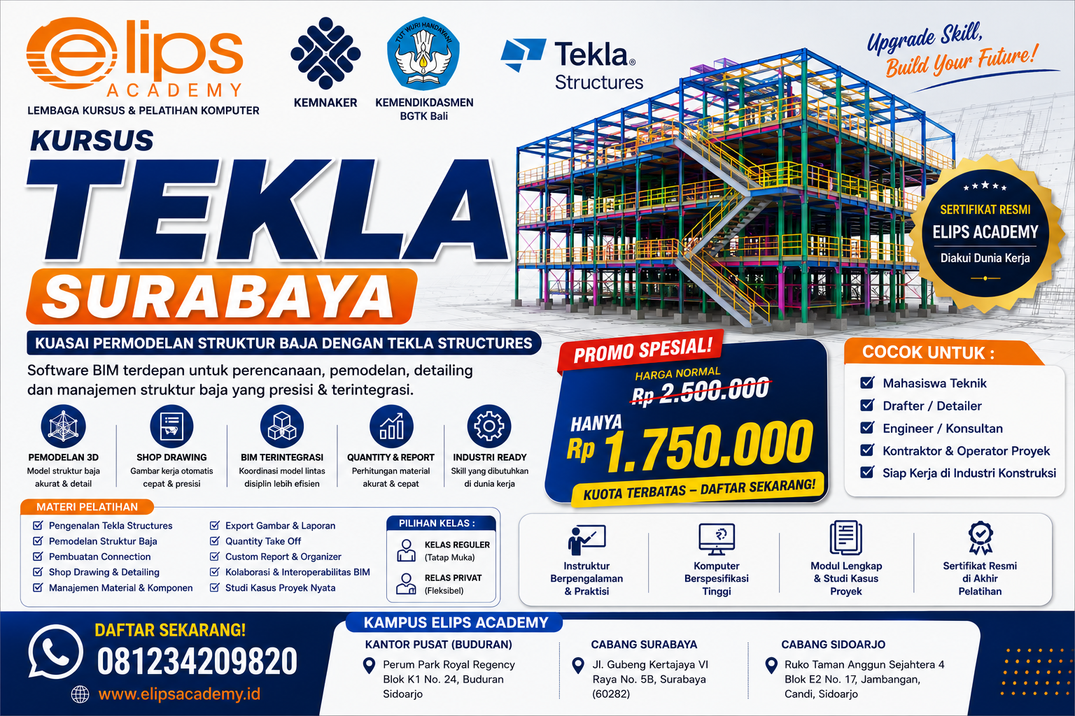 kursus tekla surabaya